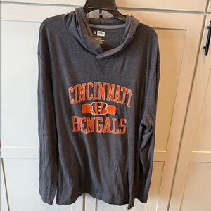 NFL Team Apparel Heather Gray Men's Hoodie - 3XL